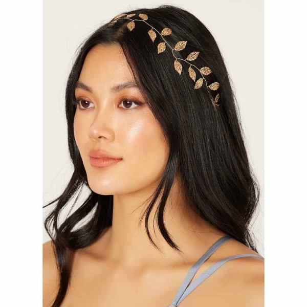 Gilded laurel Leaf Headband