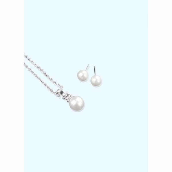 Elegant Pearl Drop Jewelry Set