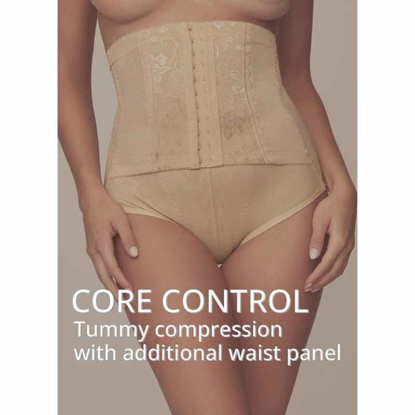 High Waisted Compressing Corset Tummy Shaper Briefs