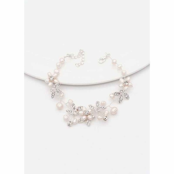 Spring Pearl Cluster Bracelet