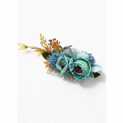 Poppy Floral Haircomb